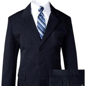 Big Boys' Full Pinstripe Suit Set - SIZE 20